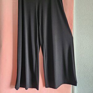 Notations -  Black Wide Leg Casual Dress Pants - size L.